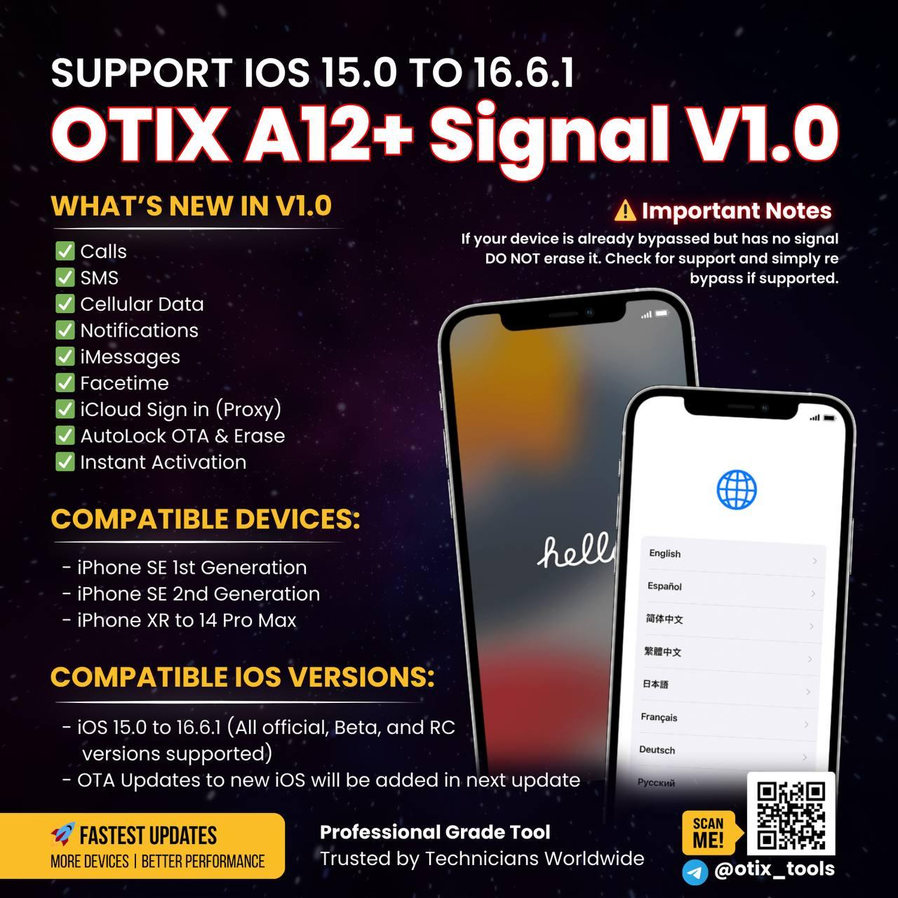 OTIX A12+ With Signal - iPhone XR | XS | XS MAX